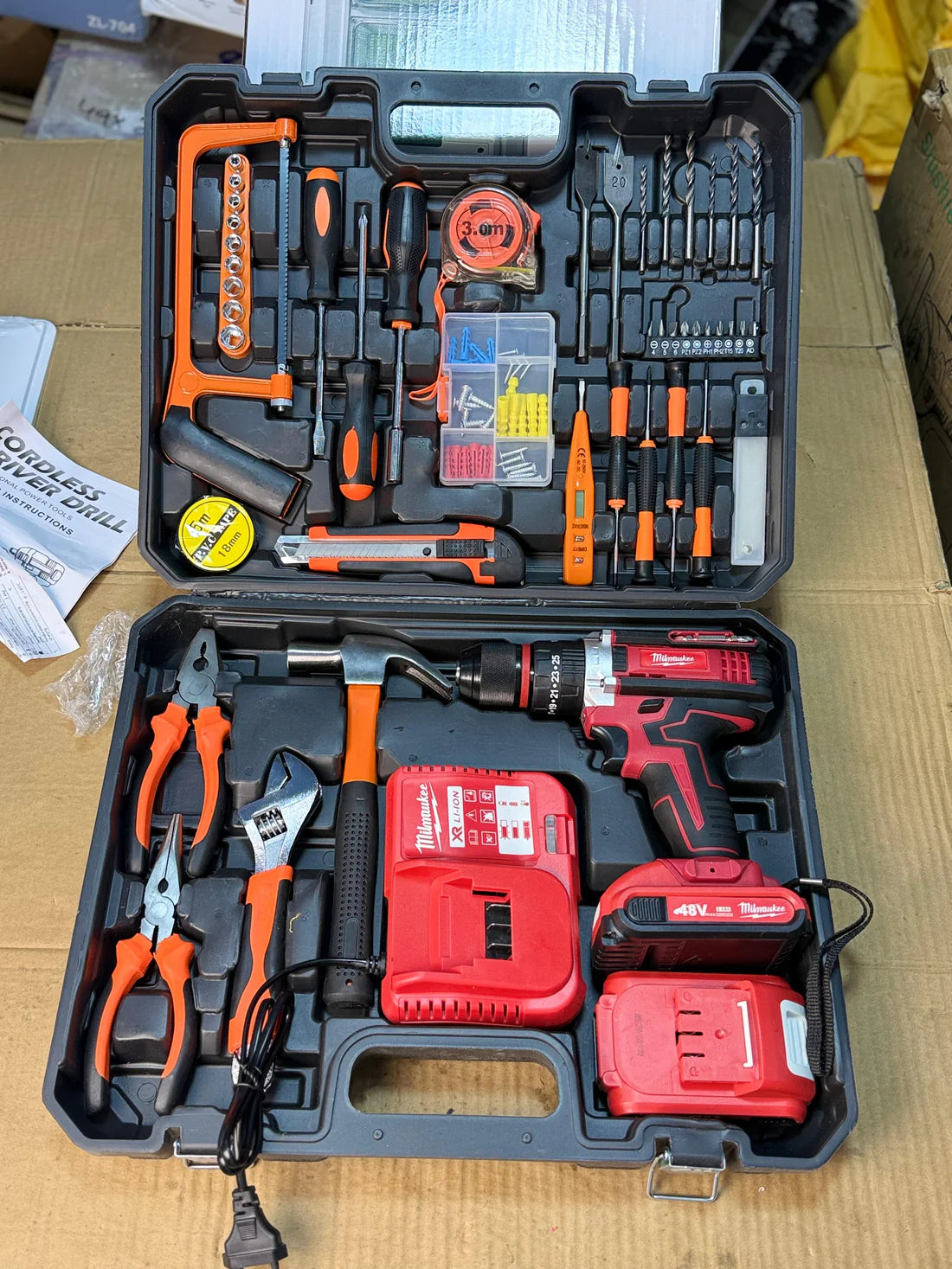 Milwaukee 48V 117 Pieces Drill Set
