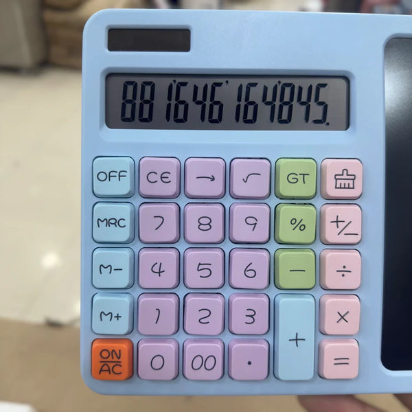 2 in 1 Calculator with LCD Screen Writing Board ZY-2208