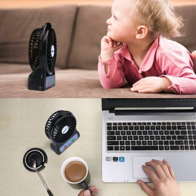 Portable Mini Fan – Rechargeable Battery Operated Fan