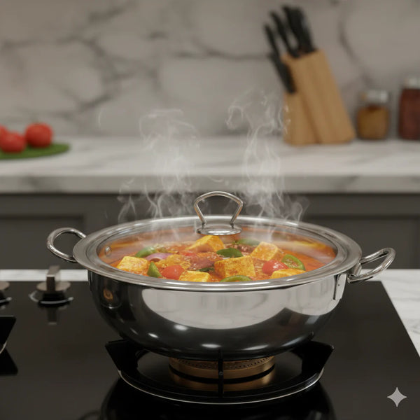 Stainless Steel Frying Karahi