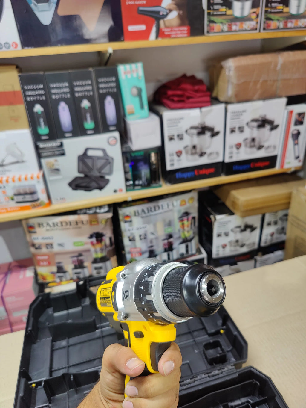DeWALT 88V XP Li-Ion Drill Machine | 13mm Chuck | 25+1 Torque | 2x 5.0Ah Batteries | Hard Case