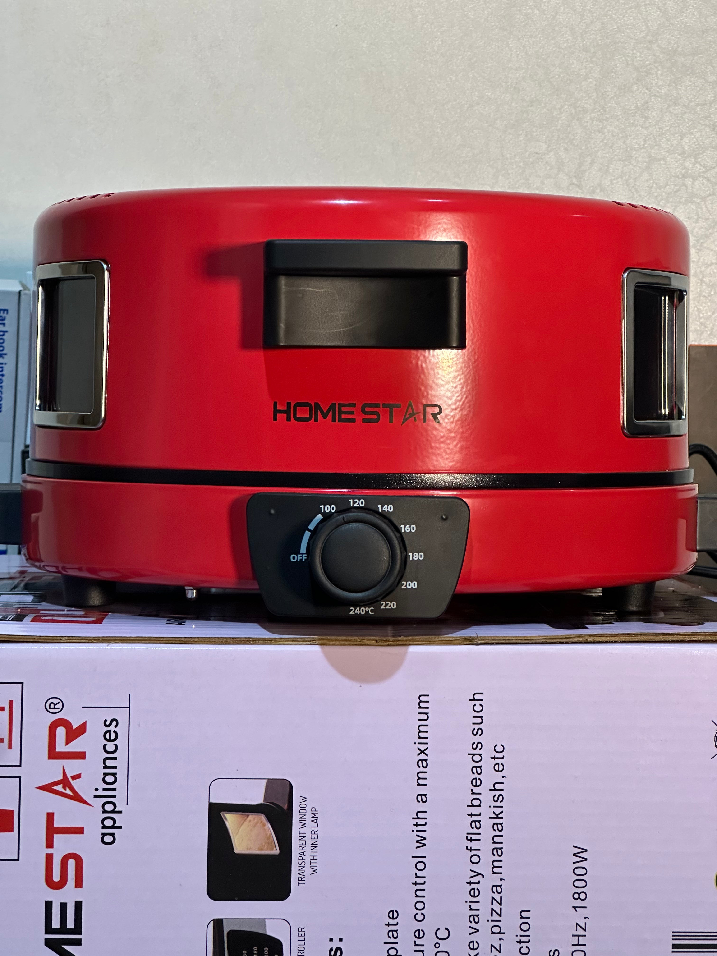 Home Star Bread & Pizza Maker – 1800W Non-Stick 30cm