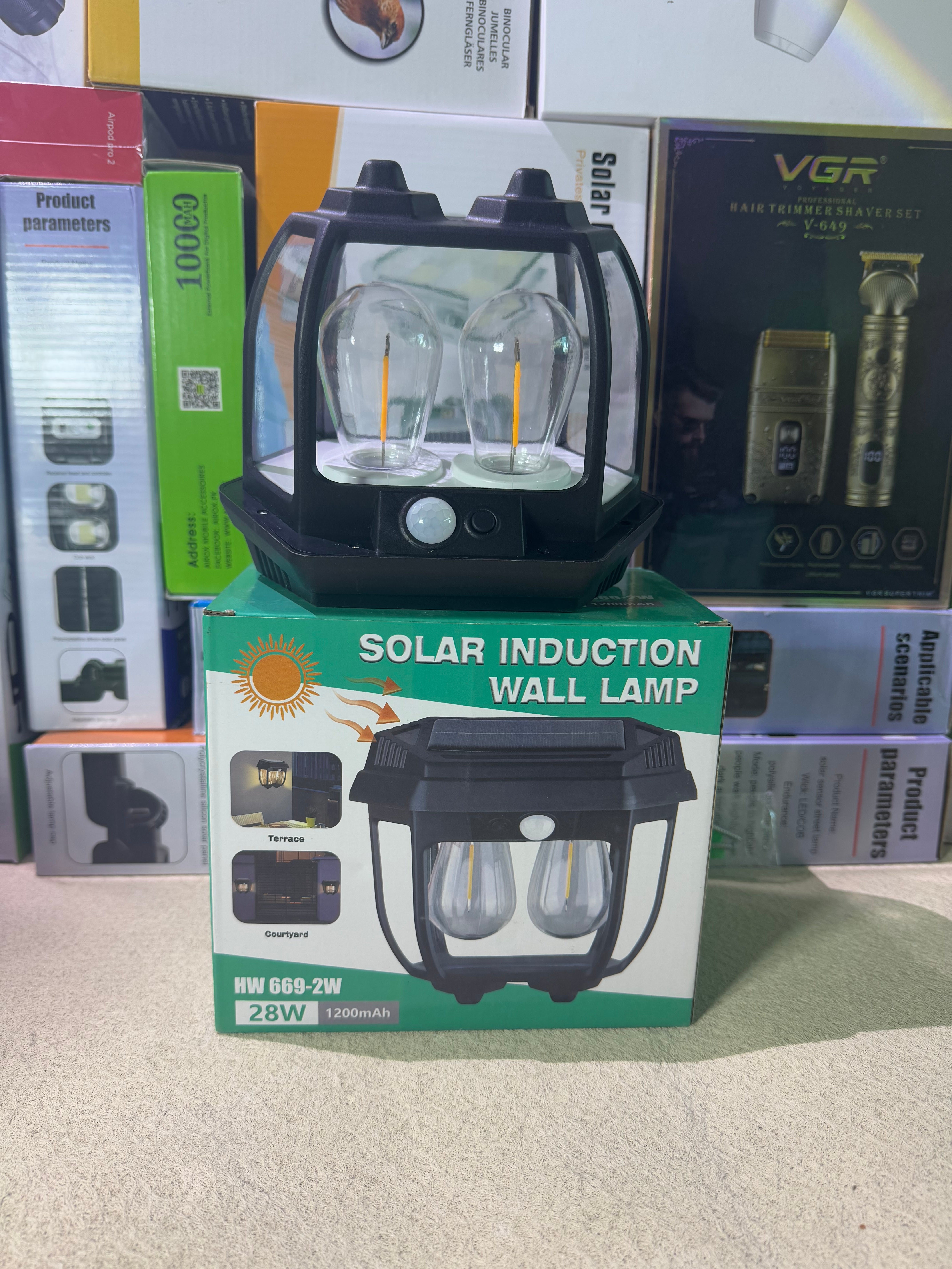 Solar Induction wall lamp HW ( 669)- 2w