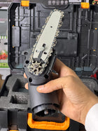 5-in-1 Brushless Cordless Power Tool Kit – Drill, Impact Wrench, Angle Grinder, Mini Chainsaw & Sabre Saw (21V)