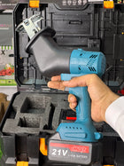5-in-1 Brushless Cordless Power Tool Kit – Drill, Impact Wrench, Angle Grinder, Mini Chainsaw & Sabre Saw (21V)
