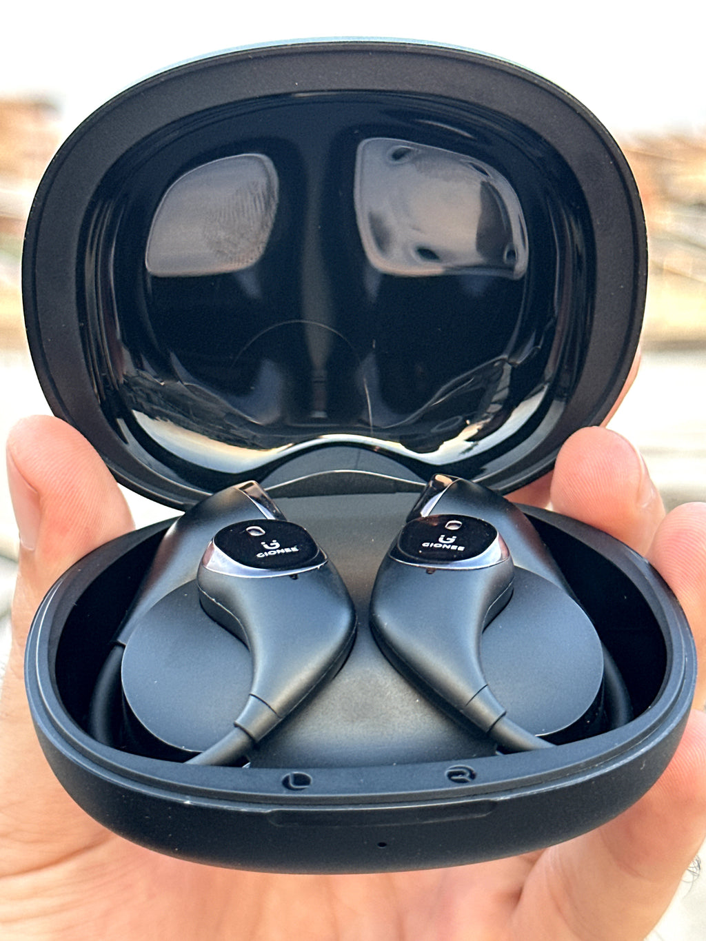 Gionee OWS Open-Ear Wireless Earbuds – Secure Ear Hook Bluetooth Earphones