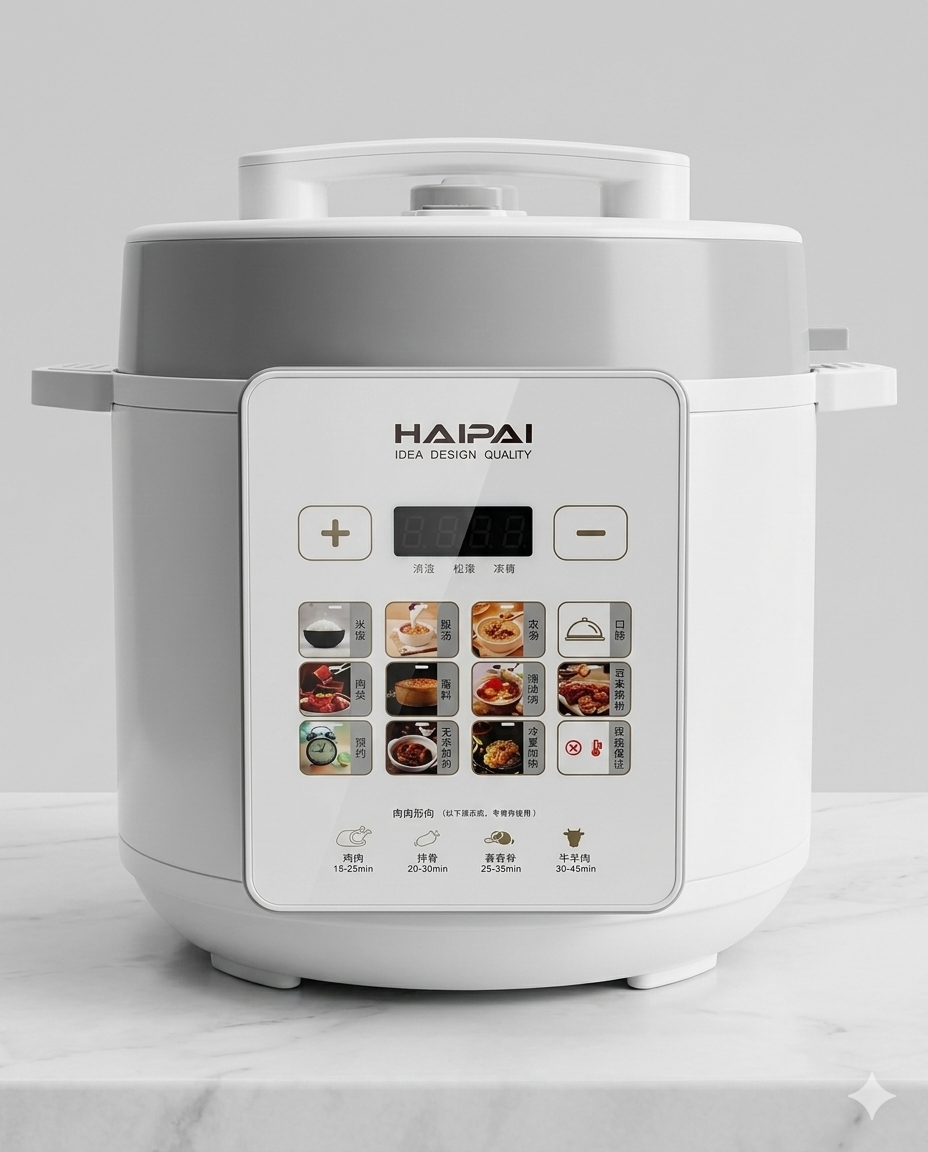 HAIPAI Digital Multi-Function Smart Cooker – Automatic Electric Cooking Pot