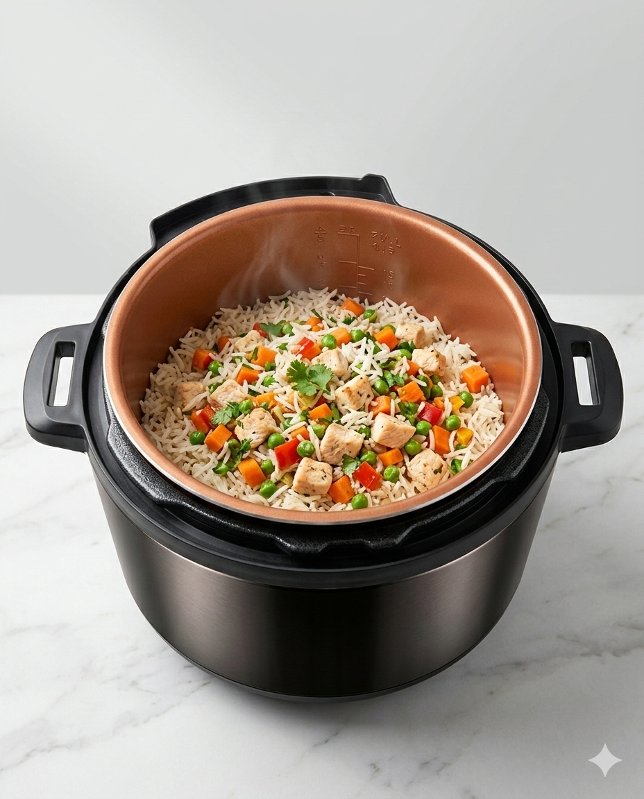 Telionix 6L Digital Pressure Cooker TPC3675 – 1000W Multi-Function Smart Electric Cooker