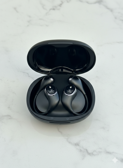Gionee OWS Open-Ear Wireless Earbuds – Secure Ear Hook Bluetooth Earphones