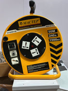 Pure Copper Heavy Duty Cable Reel 50M/30M– Extension Reel | 240V 1500W