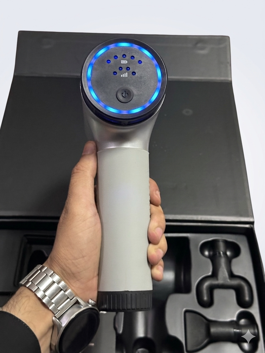 truMedic USA Imported Massage Gun – Deep Tissue Impact Therapy | Pain Relief & Muscle Recovery (1 Year Warranty)