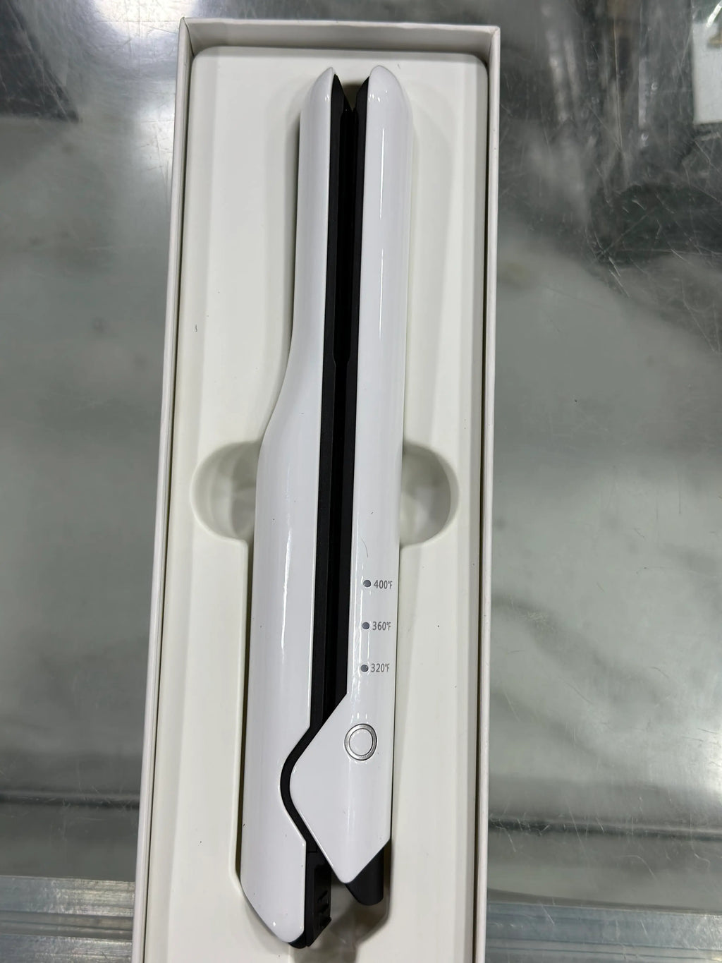 Cordless Rechargeable Hair Straightener SD-07 | 4000mAh | 320°F–400°F | Pink & White