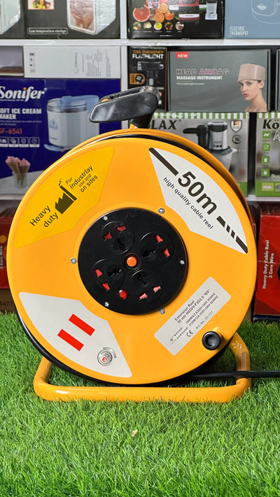 Pure Copper Heavy Duty Cable Reel 50M/30M– Extension Reel | 240V 3000W