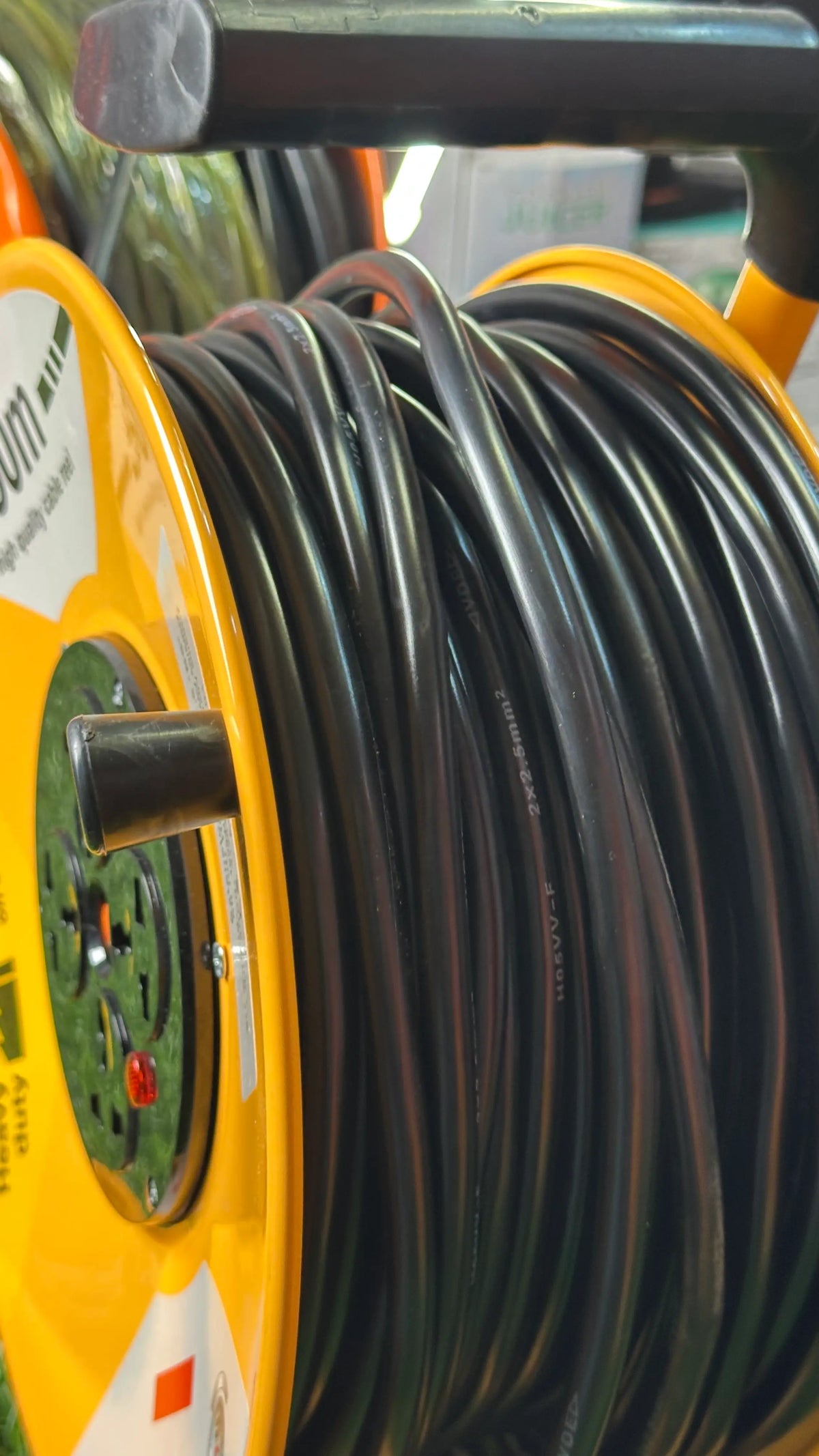 Pure Copper Heavy Duty Cable Reel 50M/30M– Extension Reel | 240V 3000W