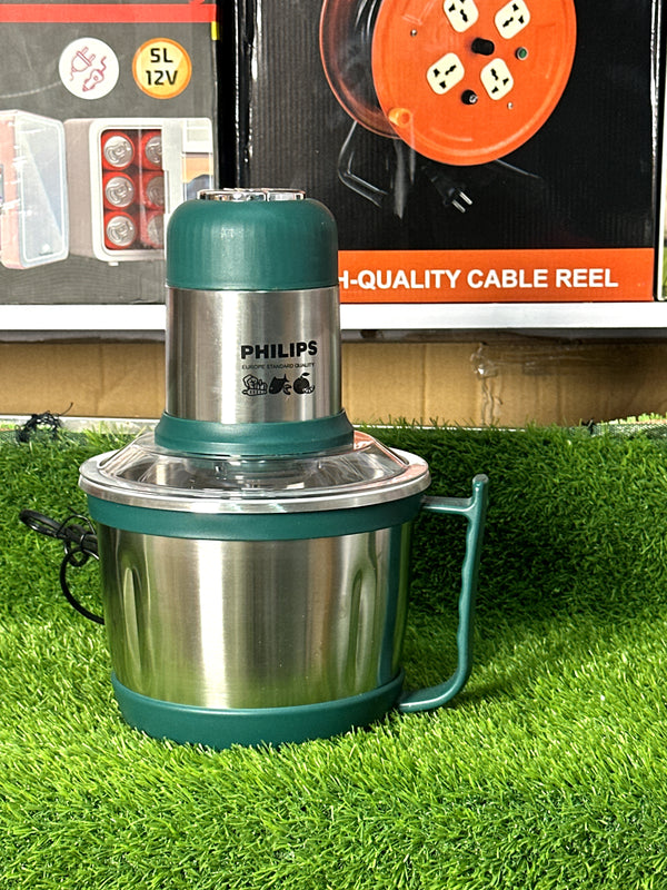 PHILIPS 700W Electric Food Chopper 3L Stainless Steel Bowl