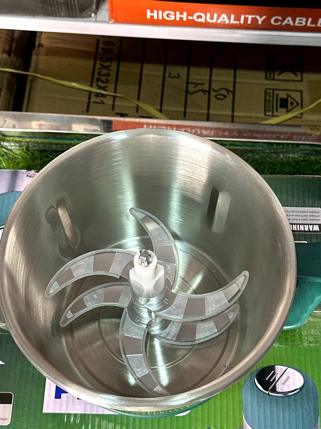 PHILIPS 700W Electric Food Chopper 3L Stainless Steel Bowl