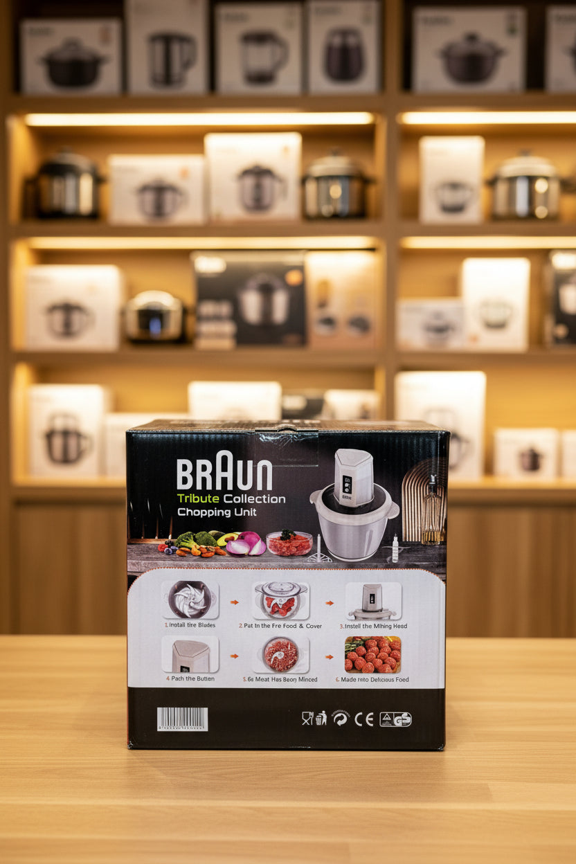 BRAUN Tribute Collection 3L Electric Meat Chopper & Food Processor
