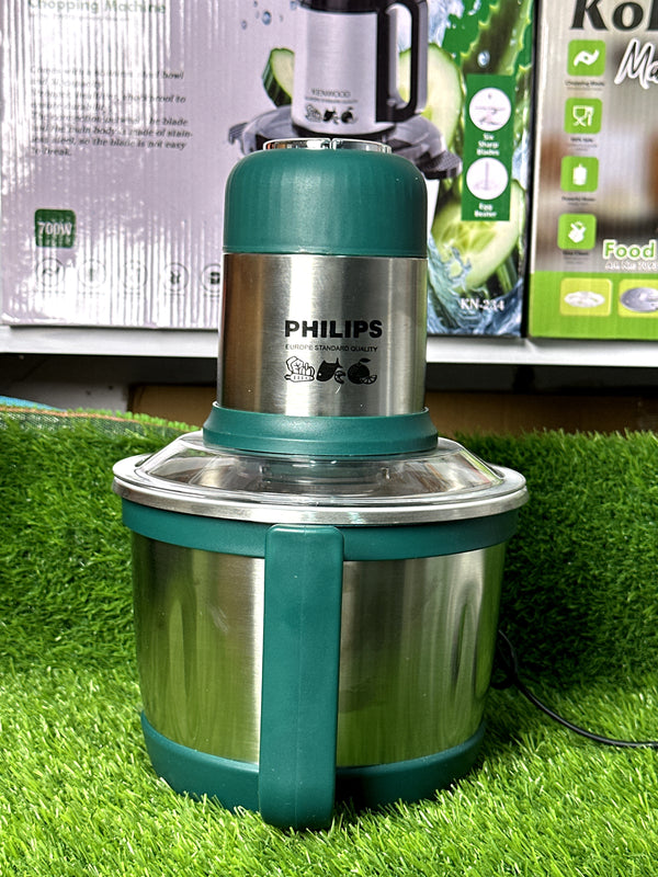 PHILIPS 700W Electric Food Chopper 3L Stainless Steel Bowl