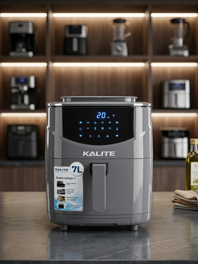 KALITE 7L Steam & Air Fryer – 2-in-1 Digital Touch Air Fryer