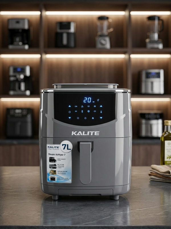 KALITE 7L Steam & Air Fryer – 2-in-1 Digital Touch Air Fryer