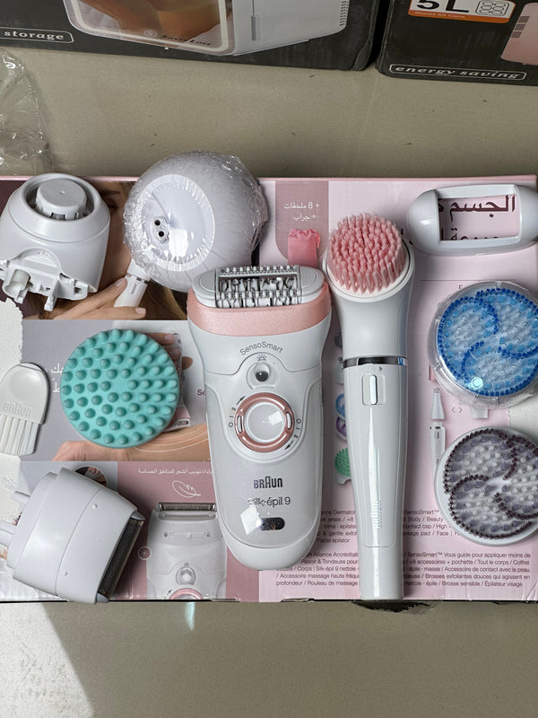 Original Braun Silk-épil 9 Beauty Set | Wet & Dry Epilator Kit