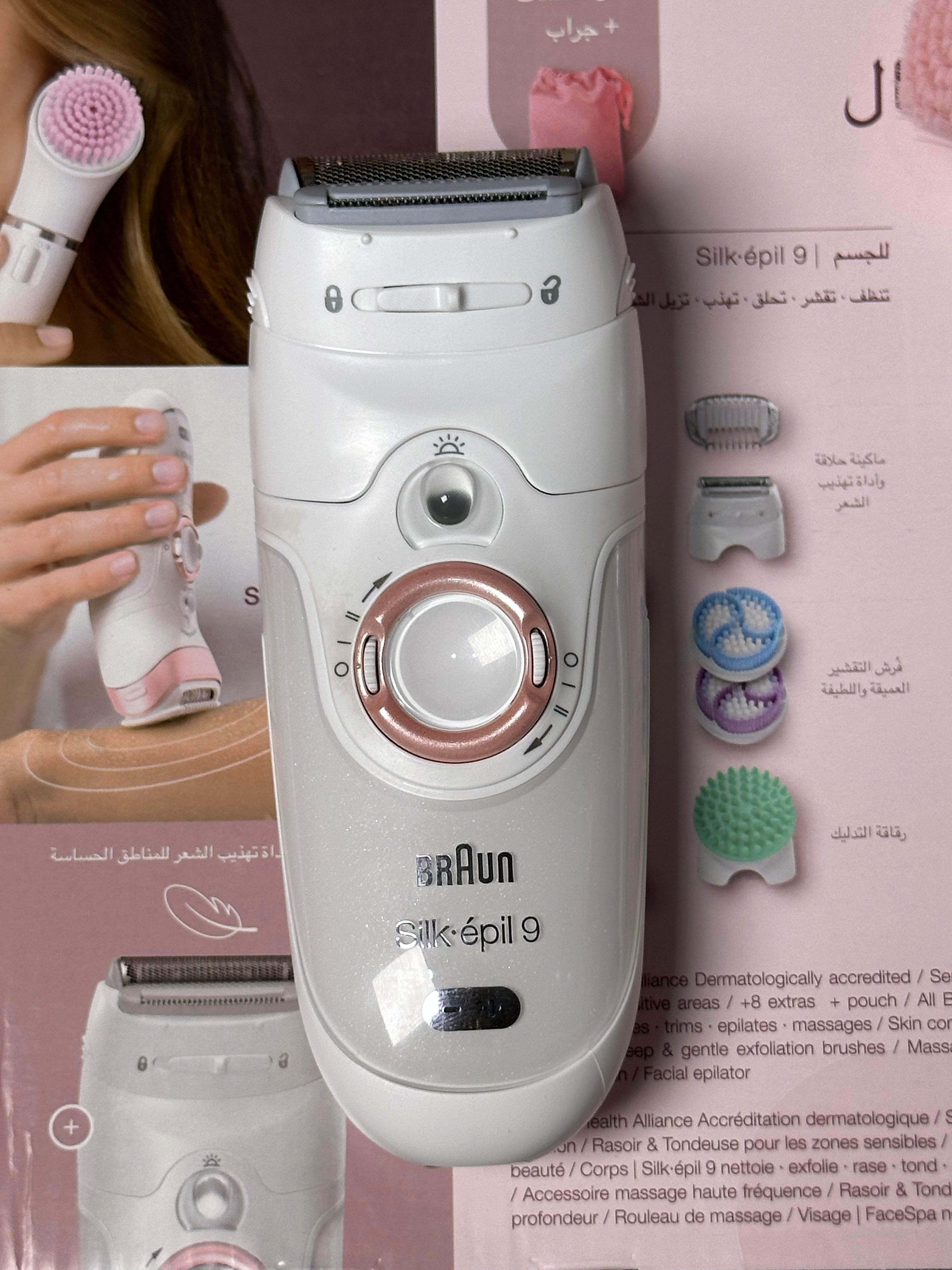 Original Braun Silk-épil 9 Beauty Set | Wet & Dry Epilator Kit