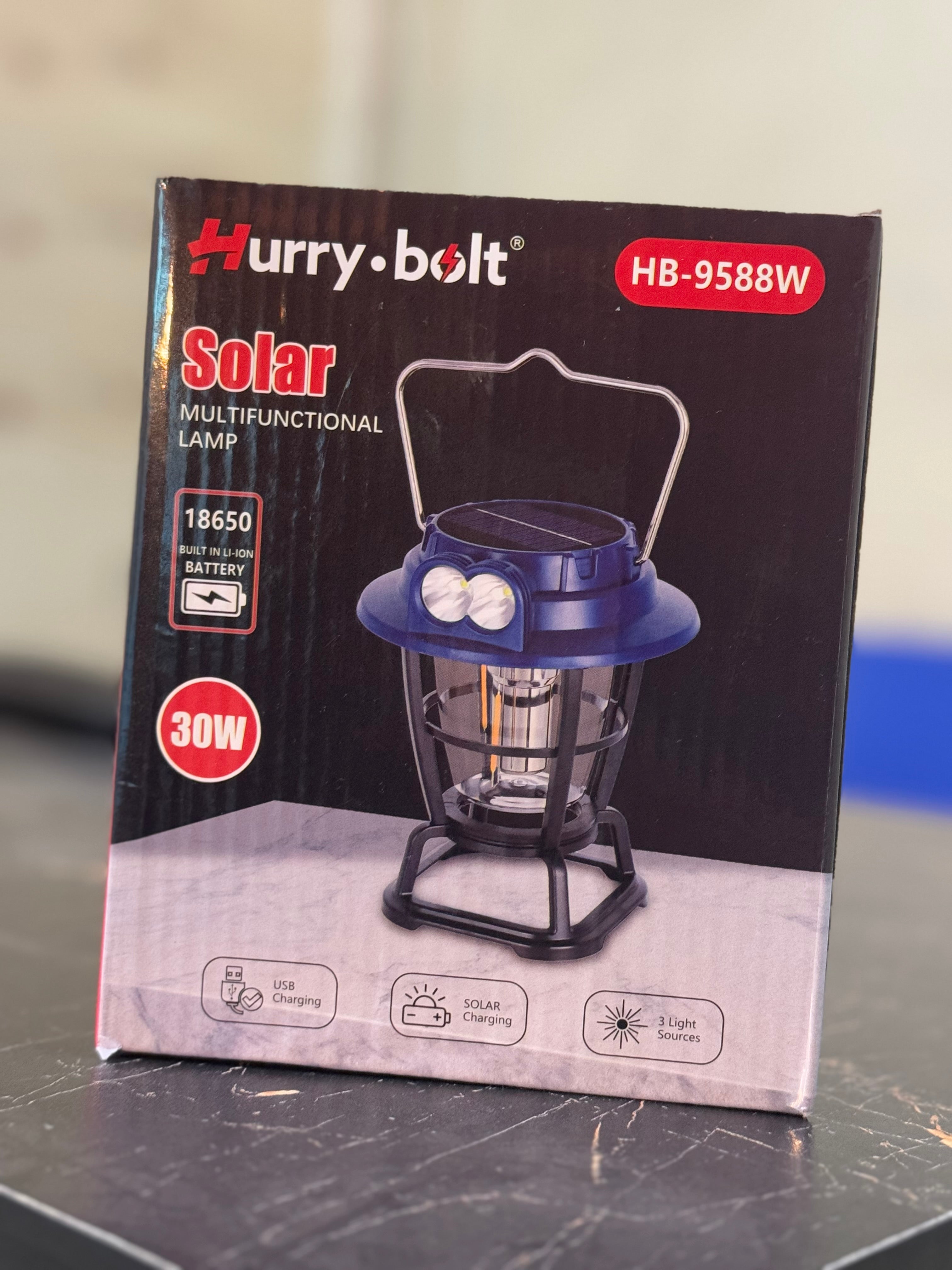 Hurry Bolt Solar multifunctional lamp ( Hb - 9588L )