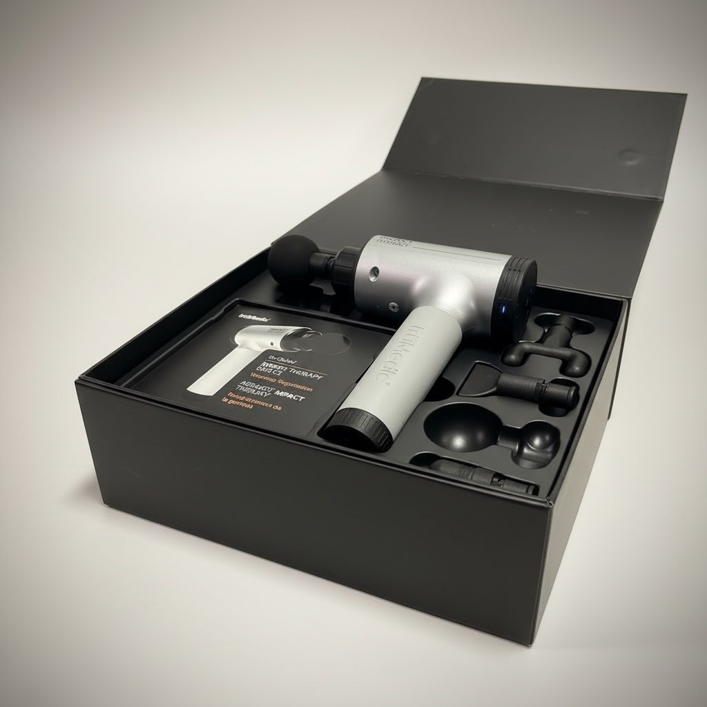 truMedic USA Imported Massage Gun – Deep Tissue Impact Therapy | Pain Relief & Muscle Recovery (1 Year Warranty)