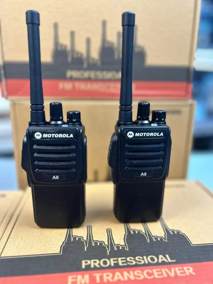 Motorola Walkie Talkie A8 9W (400-480MHz) Pair | Motorola A8 Walkie Talkie Price in Pakistan | Best Motorola walkie talkie