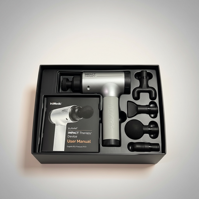 truMedic USA Imported Massage Gun – Deep Tissue Impact Therapy | Pain Relief & Muscle Recovery (1 Year Warranty)