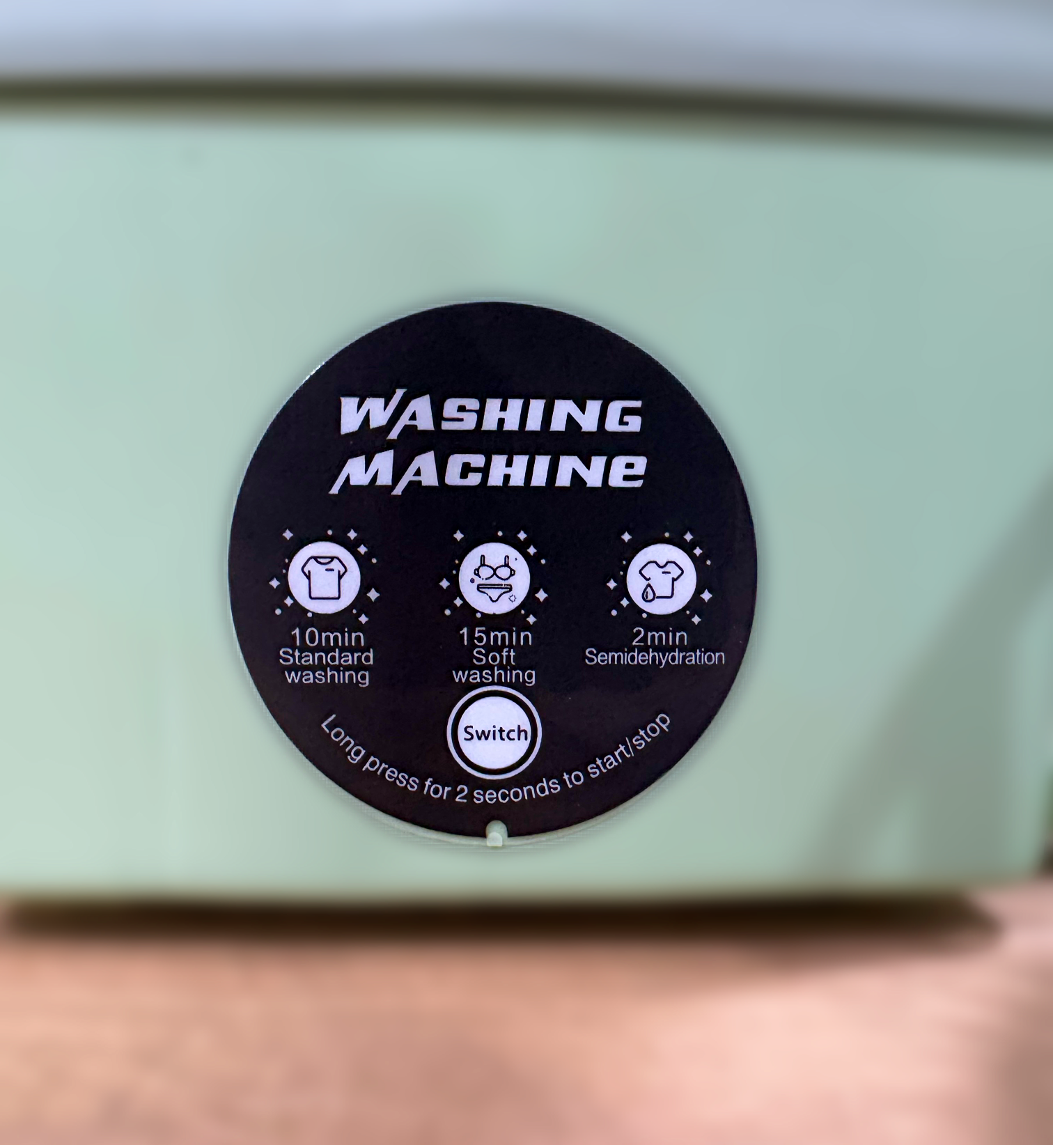 folding washing machine