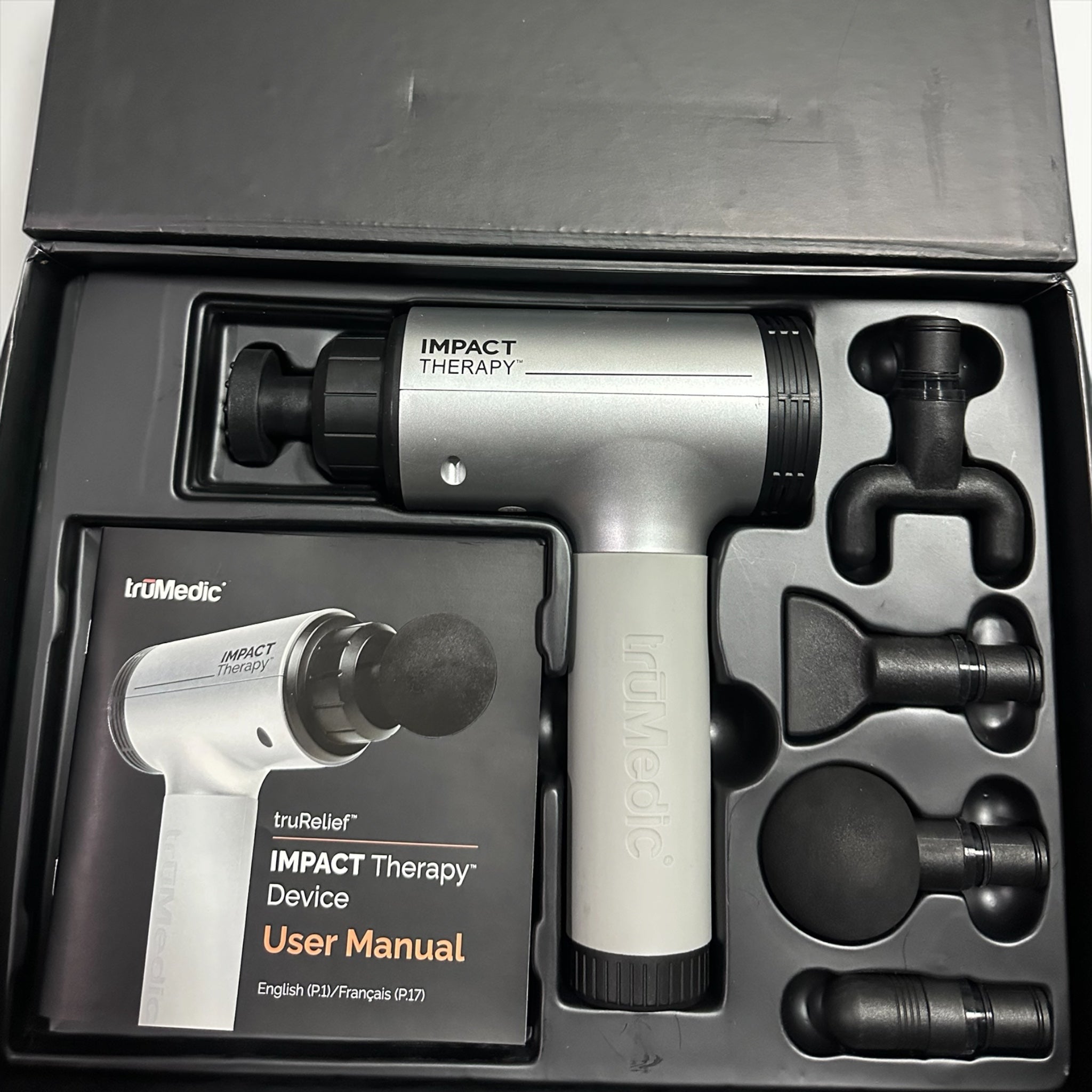 truMedic USA Imported Massage Gun – Deep Tissue Impact Therapy | Pain Relief & Muscle Recovery (1 Year Warranty)
