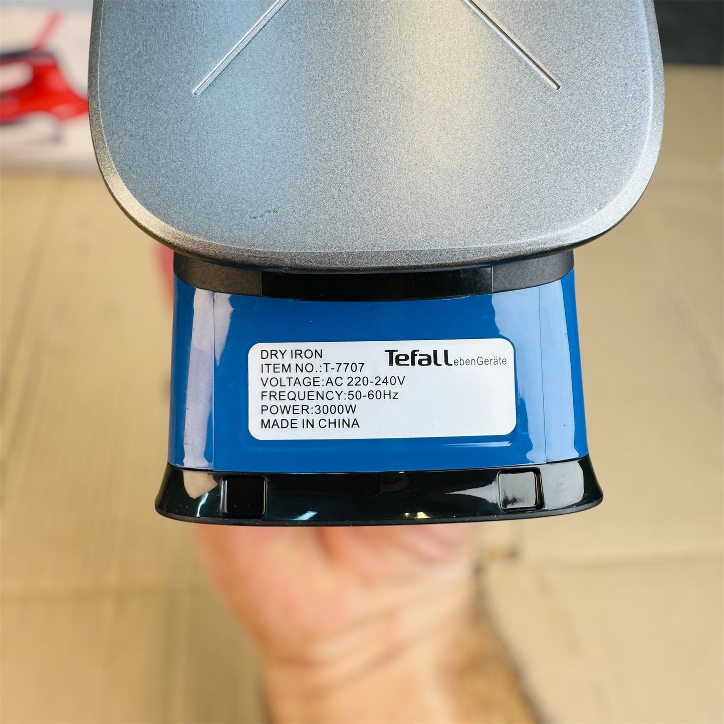 Tefal Dry Iron MT-7707 (Lot Imported)