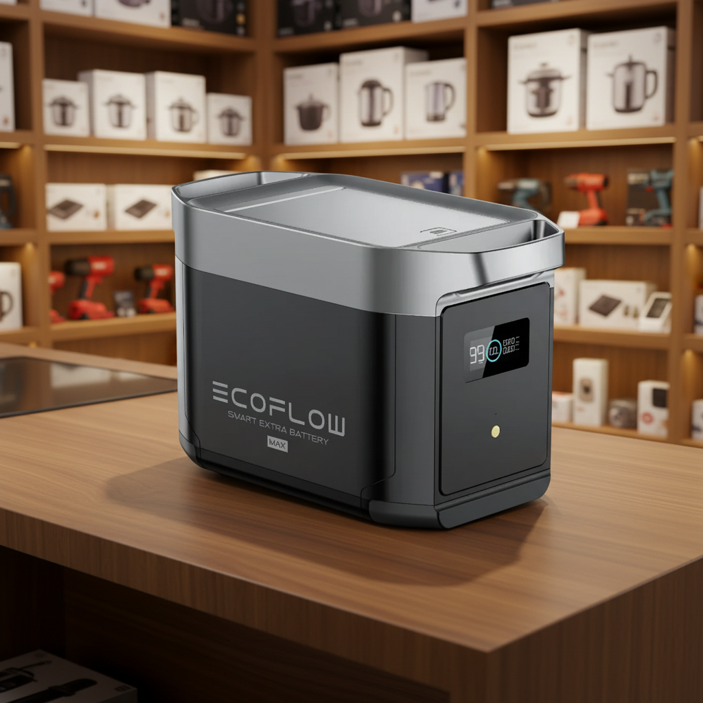 EcoFlow DELTA 2 Max Smart Extra Battery MAX – 2048Wh LFP Expansion Battery
