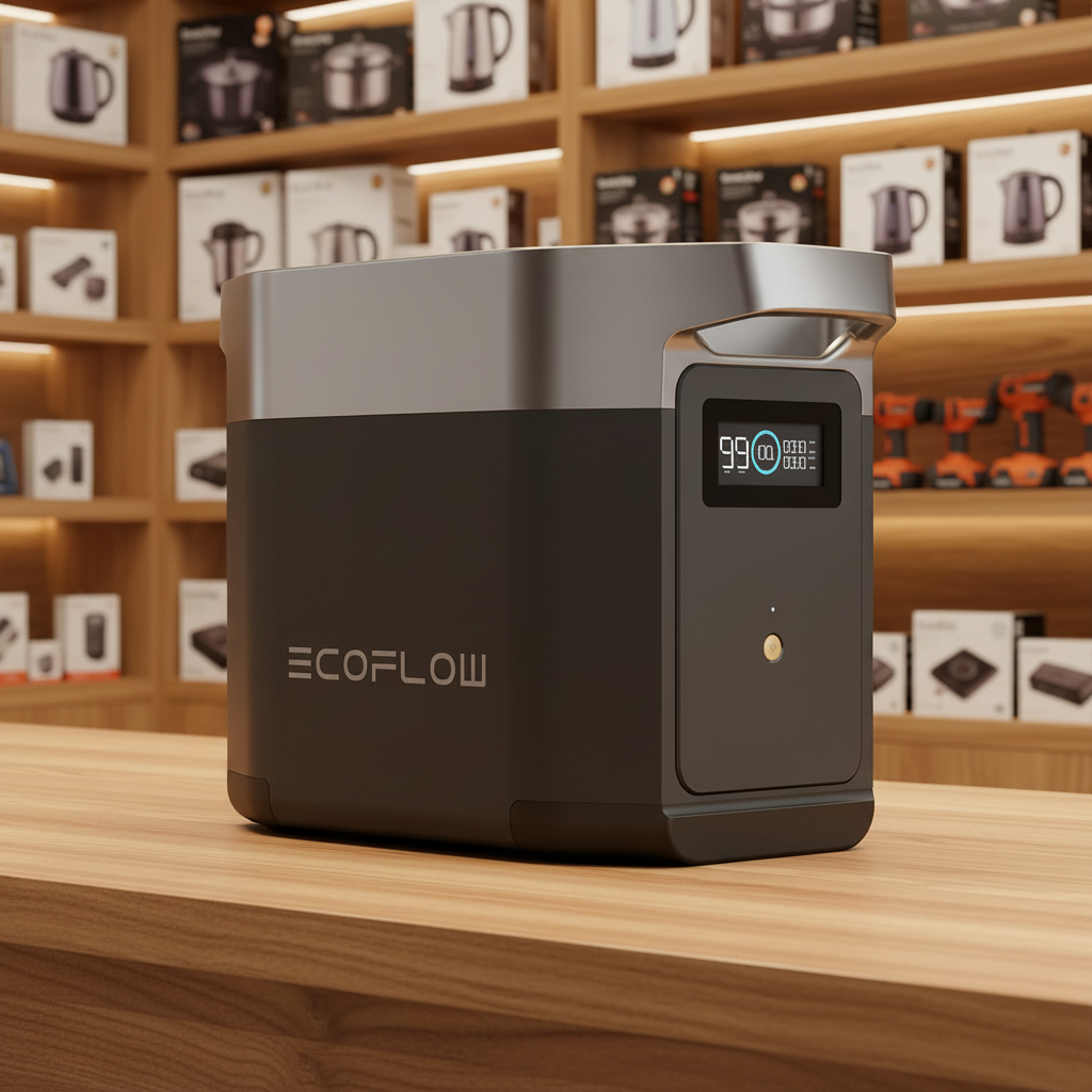 EcoFlow DELTA 2 Smart Extra Battery – 1024Wh LFP Expansion Battery for DELTA 2