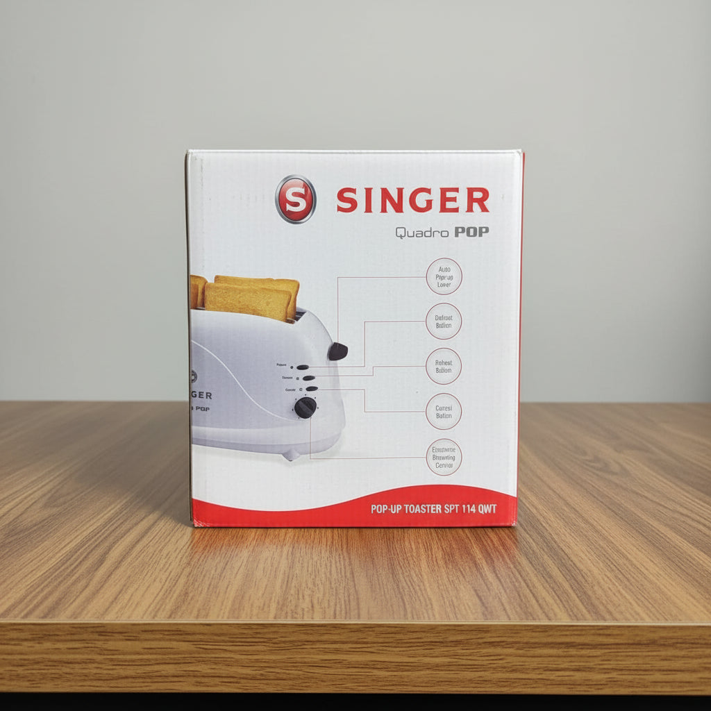 Singer 4 Slice Popup Toaster SPT-114