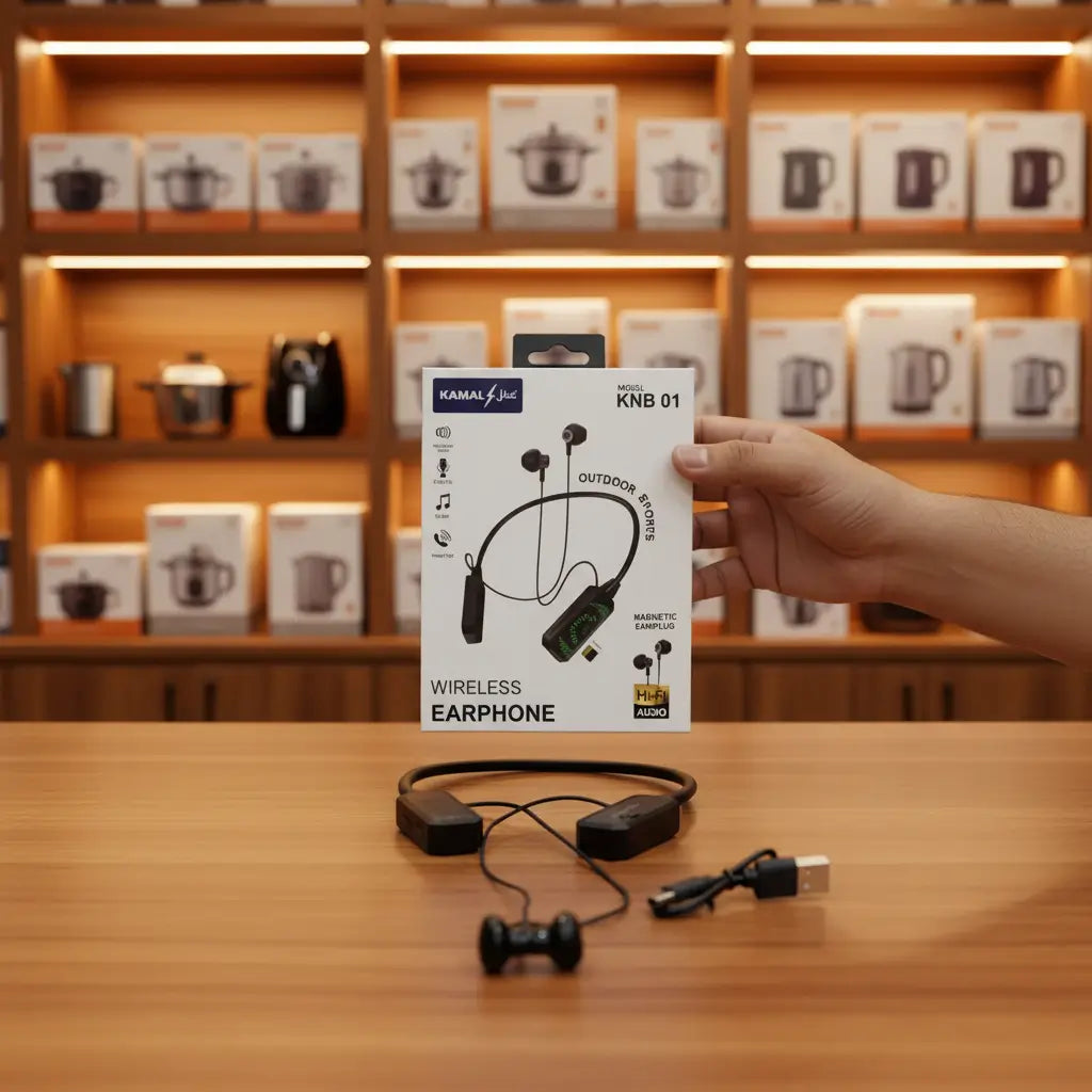 Kamal Wireless Neckband Earphone — KNB Series