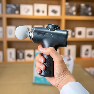 Blueidea 7-Headed Fascia Massage Gun BLD-219 | Deep Tissue | LCD Display | Type-C | 8 Attachments