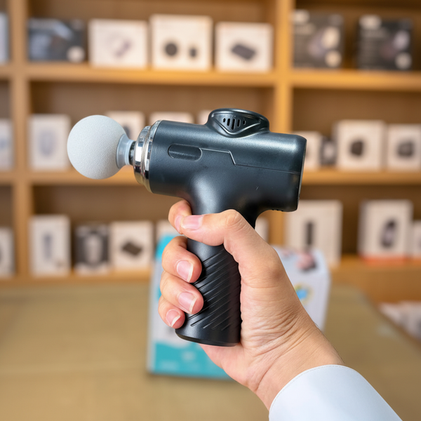 Blueidea 7-Headed Fascia Massage Gun BLD-219 | Deep Tissue | LCD Display | Type-C | 8 Attachments