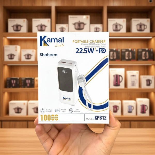 10000mAH 22.5W PD Fast Compact Powerbank KPB12