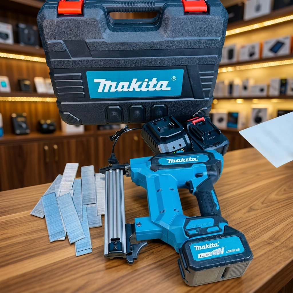 Makita cordless nailer kit showroom photo 4