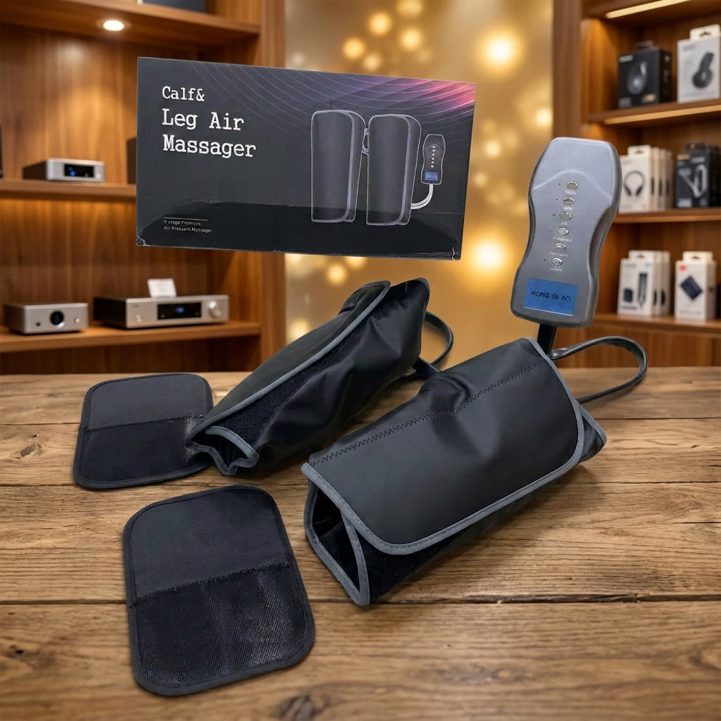 Calf and leg air massager detail photo