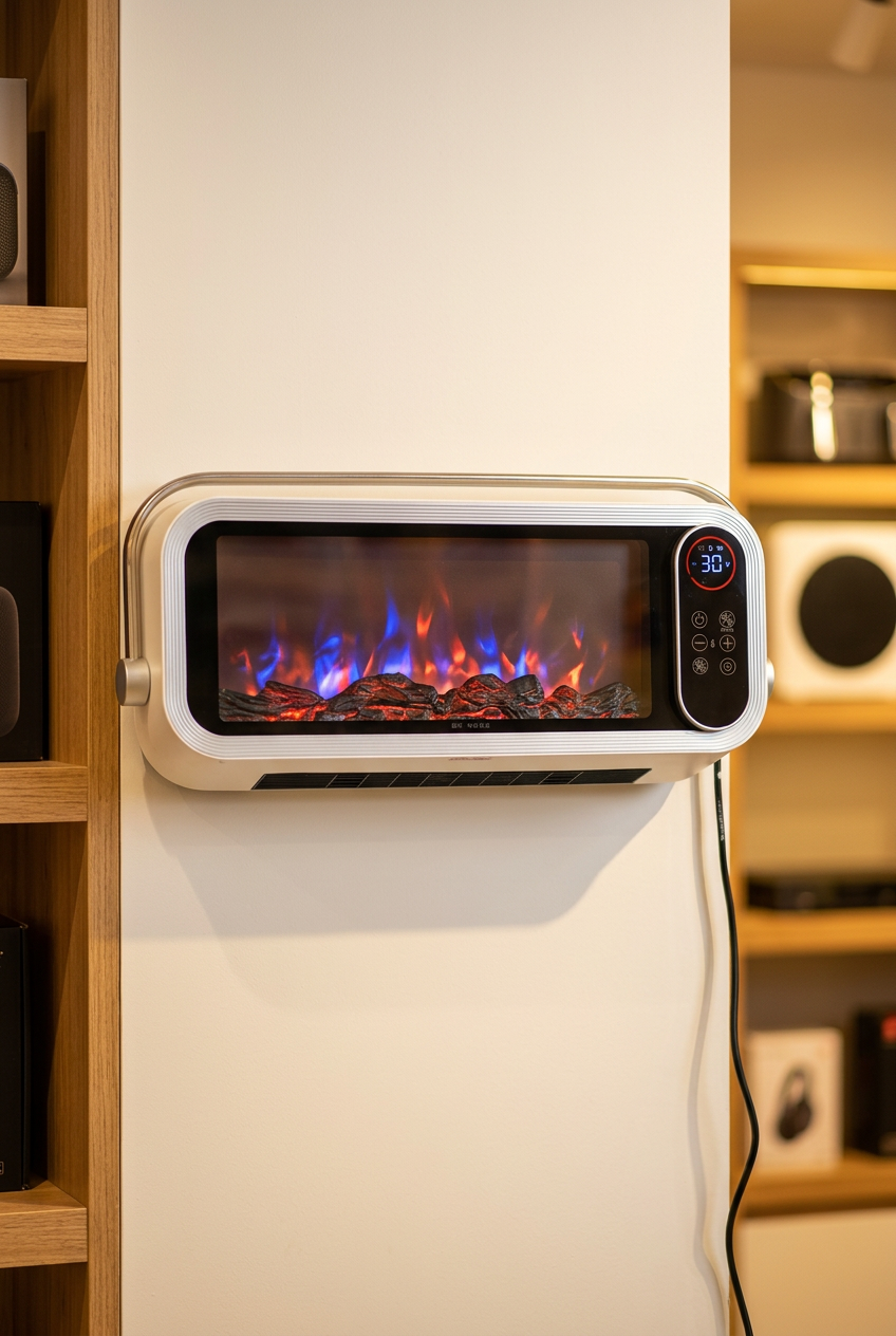 YAUJIN electric heater wall-mounted front view