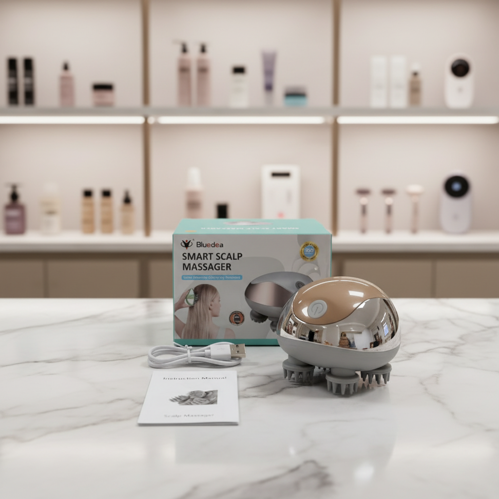 Blueidea Smart Scalp Massager - Box front - Premium Beauty Display