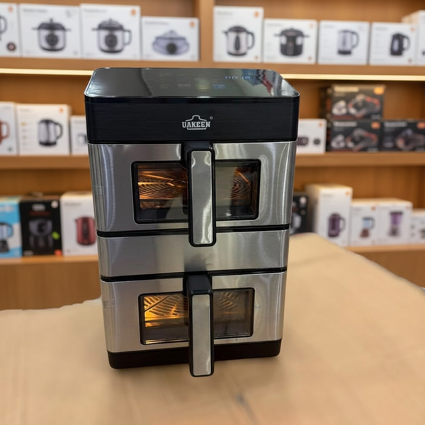 UAKEEN 14L Digital Air Fryer ZL-1720 | 4800W | FryForce 360° | 12 Functions | Family Size