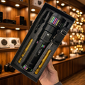 COBA CB-802 torch kit with battery packs cable and strap