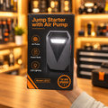 LD12 Jump Starter with Air Pump retail box front - Showroom