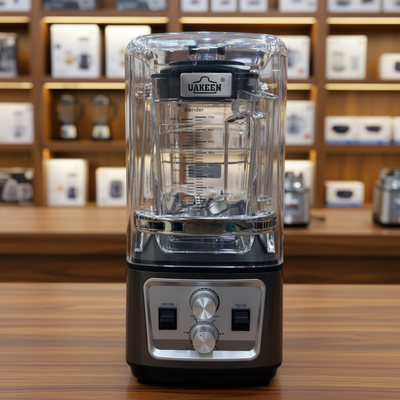 UAKEEN ZL-2404 2.0L Commercial Soundproof Blender | 2200W | Ice Crusher & Smoothie Maker