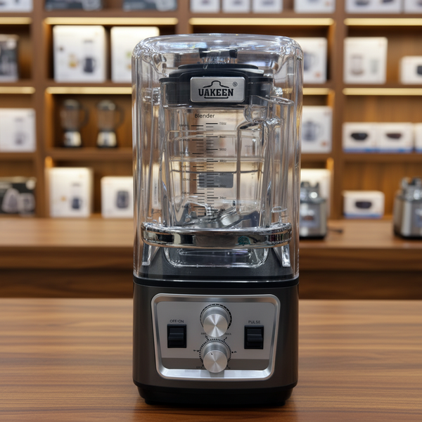 UAKEEN ZL-2404 2.0L Commercial Soundproof Blender | 2200W | Ice Crusher & Smoothie Maker
