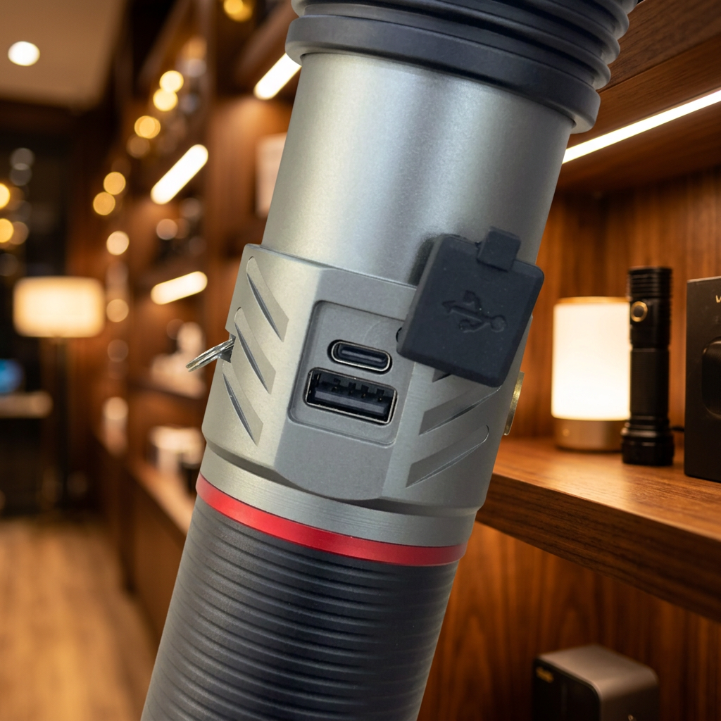 COBA torch packaging accessory illustration